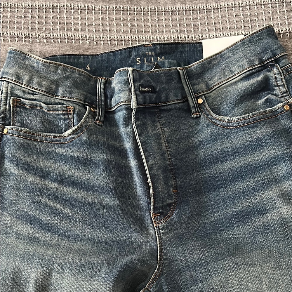 White House Black Market Blue Ankle Jeans